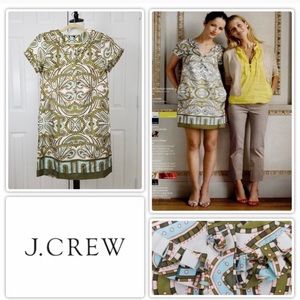 J. Crew Trastevere Paisley Silk Dress Size 0